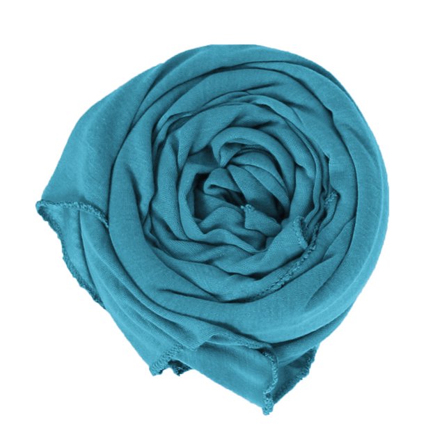Bufanda de mujer de algodón de seda monocromática de color sólido de primavera y verano, red de sudor de estilo indio elástica y transpirable de alta calidad