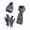 Purple, variant on Floleo Women's 3 PC Set Thick Hat Winter Knitted Warm Comfortable Gloves,Fashion Hat,Soft Scarf Outdoor Hat Set(Khaki,Free Size)