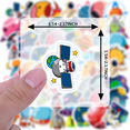 thumbnail image 2 of 35pcs Cute Space Stationery Stickers Astronaut Funny Stickers UFO Kids Stickers Toy for Phone Laptop Suitcase, 2 of 9