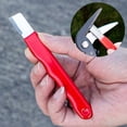 thumbnail image 3 of YAOMOBB Easy Carry Knife Sharpener Outdoor Portable Scissor Sharpener with Non Slip Handle Ergonomic Compact Size Portable Garden Tool Sharpener Stone, 3 of 7