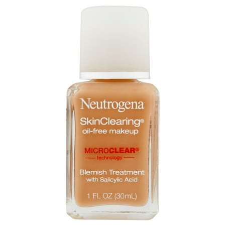 Neutrogena Skinclearing Makeup, 60 Natural Beige, 1 Fl. Oz