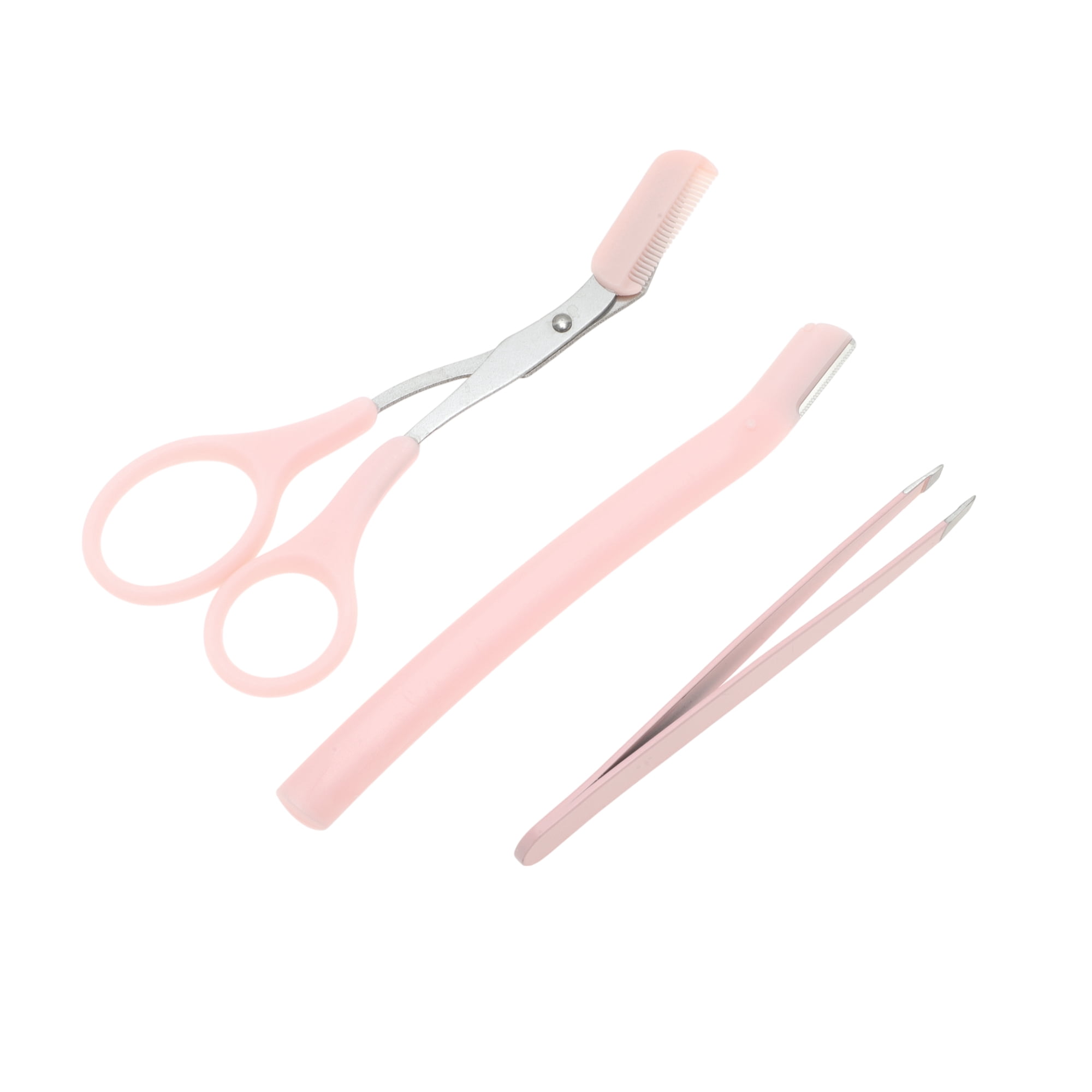 Unique Bargains Portable Multifunctional Eyebrow Scissor Kit for Quick Touch-Ups