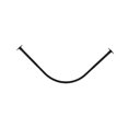 thumbnail image 4 of Luzkey Curved Curtain Rod Corner Shower Rod Replacement Multifunctional Telescopic Clothes Drying Rack for Shower Stall Home Bathtub Style B, 4 of 8