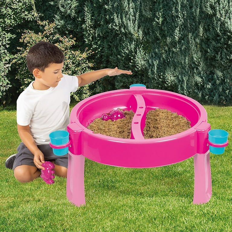 Dolu: 3-In-1 Water Sand Activity Table Unicorn, Pink, Blue Convert To  Creativity Table w/ Lid, Indoor/Outdoor Sensory Toy, Toddler Kids Ages 2+