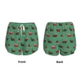 thumbnail image 5 of Lsque Christmas Dachshund Printed Women's Running Shorts with Liner Pockets,Elastic Quick Dry Workout Athletic Gym Yoga Shorts,Womens High Waist Shorts-Large, 5 of 9