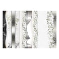 thumbnail image 2 of Tiptophomedecor Floral Wallpaper Wall Mural - Parade Of Orchids In Shades Of Gray, 2 of 3