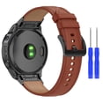 thumbnail image 3 of White Correa de reloj de cuero de 22 mm y 26 mm para Fenix ​​7/para Fenix ​​7x, 3 of 5