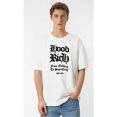 thumbnail image 1 of 1pc Men'S Summer Casual Geometric Pattern Letter Print Short Sleeve T-Shirt, Regular Fit Streetwear Tee, 1 of 6