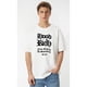 thumbnail image 1 of 1pc Men'S Summer Casual Geometric Pattern Letter Print Short Sleeve T-Shirt, Regular Fit Streetwear Tee, 1 of 6
