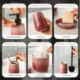 thumbnail image 6 of 6 Piece Bathroom Ceramic Bathroom Accessories Complete Set with Lotion Dispenser, Cotton Jar, Soap Dish, Glass Cup, Toothbrush Holder and Toilet Brush Set (Green), 6 of 7