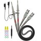 thumbnail image 1 of Sondas de pinza universales de 2 piezas para osciloscopio de 100 Mhz con kit de accesorios 1x 10x, 1 of 5