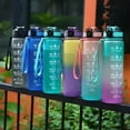thumbnail image 7 of 33 oz Water Bottle with Time Marker, Carry Strap, Leak-Proof Tritan BPA-Free for Fitness, Gym, Camping, Outdoor Sports, 7 of 7