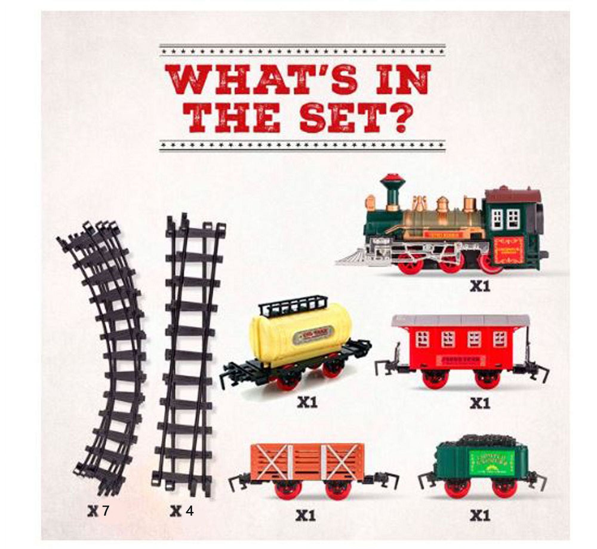 Easy to Assemble Rocky Mountain Train and Carriage Children's Play Set