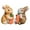 style2, variant on ICERUN 2Pcs Garden Statues,Resin Little Rabbit Sculpture Garden Art,Pastel Ear Texture Rabbit Yard Decorations Outdoor,Style1