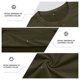thumbnail image 4 of pstuiky camisa de manga larga para hombre, Sudadera con capucha para hombre, color liso, para correr al aire libre, manga larga, cuello redondo, para hacer ejercicio Tops casuales para hombres xxxl, 4 of 5