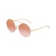thumbnail image 1 of Gafas de sol Dolce & Gabbana DG2237-12986F con lentes espejadas en degradado rosa redondas en oro rosa, 1 of 1