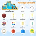 thumbnail image 4 of 240" Large Inflatable Water Slide with Blower, Neche Blow Up Pool for Kids Outdoor Play, Backyard Slip and Slide, 4 of 10