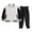 ZG-White, variant on Karoyedx Letterman Jacket Kids Kids Boys Varsity Jacket Baseball Jacket Casual Sport Cardigan Sweatshirt Youth Black Size,4-5 Years