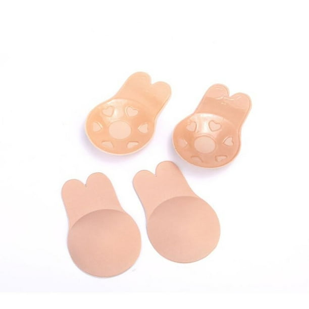 1 Pair Bras Rabbit Ear Self-Adhesive Push Up Sticky Invisible