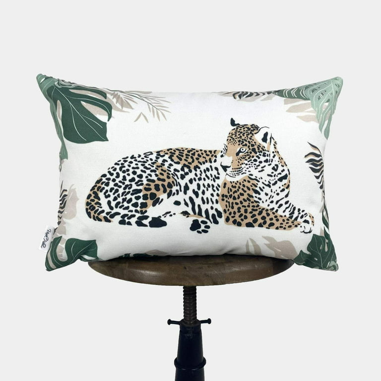 Leopard Face | Leopard Decor | Leopard Print | Leaves | Decorative Pillows | Mom Gift | Home Decor | Room Decor | Bedroom Decor | Throw Pillows 
