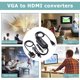 thumbnail image 4 of Kuymtek VGA a HDMI-Compatible+3.5 Conector de audio+Adaptador USB PC HDTV Cable convertidor de video, 4 of 8