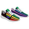 thumbnail image 6 of Rainbow Pride Shoes for Men Women, Unisex Fashion LGBT Gay Sneakers Lightweight Breathable Running Shoes Gift for Her Him White Size 10.5, 6 of 7