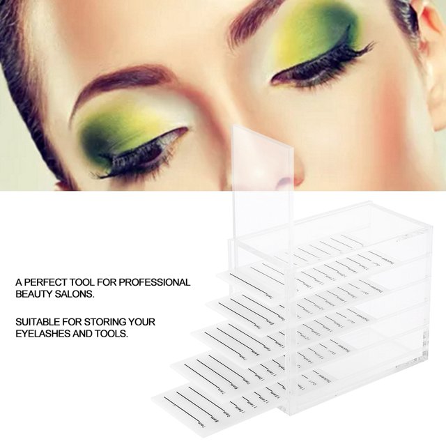 Storage Box, Eyelash Storage Box, Durable Convenient Eyelash Holder, Big Capacity For Beauty Salon For Ladies