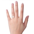 thumbnail image 4 of Crown Setting Opal Engagement Ring In 14k White Gold, 4 of 6