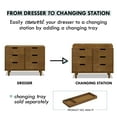 thumbnail image 5 of DaVinci Double 6-Drawer Child Dresser, Pine Walnut, 5 of 7