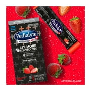 (6 pack) Pedialyte AdvancedCare Plus Electrolyte Powder, Strawberry Freeze, 6 Powder Packets