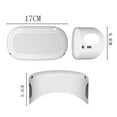thumbnail image 3 of Silicone Protective Cover Shell Case For Oculus Quest 2 VR Headset Head Cover Anti-Scratches For Oculus Quest 2 VR Accessories, 3 of 9