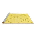 thumbnail image 2 of Ahgly Company Machine Washable Indoor Rectangle Oriental Yellow Modern Area Rugs, 2' x 3', 2 of 4