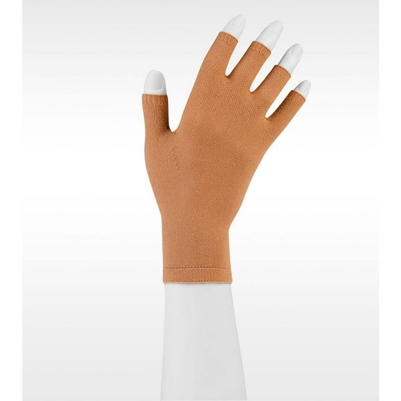 Juzo 2301 Seamless Lymphedema Glove - 20-30 mmHg Reg Reg Beige Large