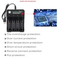 thumbnail image 3 of Para 10440 Cargador 16340 18650 18350 Batería Baterías Recargables Smart 4 18650 Cargador 18650, 3 of 8