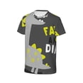 thumbnail image 3 of Honeii Cute Dinosaur Print Kids Boy T-Shirt,Breathable Round Neck Tee,Stylish Summer Tee for Boys, for Outdoor Activities and Casual Wear, 3 of 7
