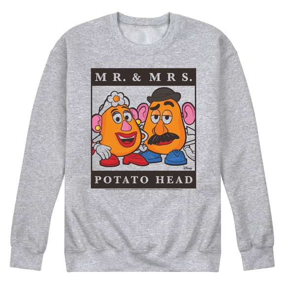 Toy Story 4 - Type Block Potato Head - Men's Crew Neck Fleece Pullover
