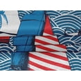 thumbnail image 5 of oneOone Velvet Teal Blue Fabric Nautical Sewing Fabric By The Yard Printed Diy Clothing Sewing Supplies 58 Inch Wide, 5 of 7