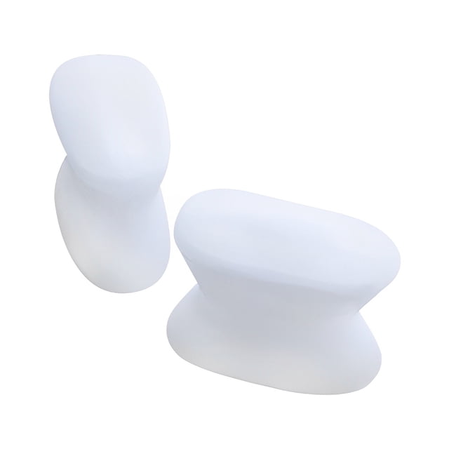 Seitruly Separador de dedos SEBS, 1 par, portátil, profesional, resistente al calor, repuesto para el cuidado de los pies, ajustador, suministros Suministros de ortodoncia Pequeña Seitruly CE015080-03