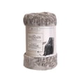 thumbnail image 4 of Life Comfort - Ultimate Faux Fur Throw (Light Grey), 4 of 4