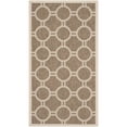 thumbnail image 1 of Safavieh Courtyard 5'3" X 7'7" Power Loomed Rug in Brown and Bone, 1 of 3