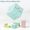 thumbnail image 2 of Plastic 4cm Stress Reliever Pocket Cube Infinite Magic Cube Gift Relaxation Toy, 2 of 9