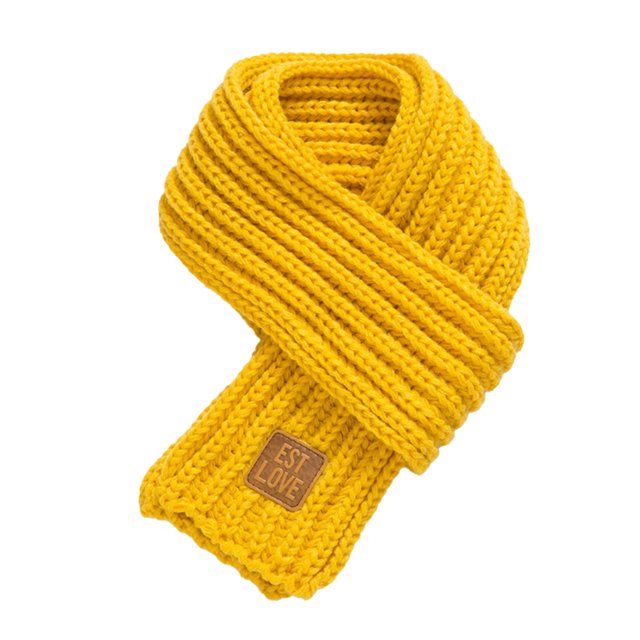 Yuarrent Bufanda pequeña para bebé, bufandas tejidas de hilo grueso para recién nacidos, silenciador de buena elasticidad, pañuelo infantil a Suministros térmicos Jengibre Yuarrent HA059252-07