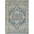 thumbnail image 1 of Dynamic Rugs JN246882500 2 ft. x 3 ft. 11 in. Juno 6882 Rectangle Transitional Area Rug - 500 Light Blue & Cream, 1 of 1