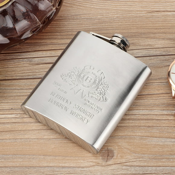 7oz Portable Stainless Steel Alcohol Whiskey Jug Wine Flagon Bottle Jar Container