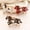Red, variant on Keychain Pendant Sparkling Rhinestones Horse Design Decorative Key Ring Doors Backpacks Handbags Key Finder