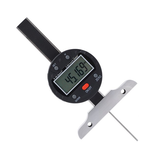 Electronic Depth Meter, Electronic Depth Gauge Mm in Units USB Data Transfer High Accuracy for Woodworking Metalworking