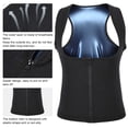 thumbnail image 4 of Corsé de Atrenamiento de Cintura Con Chaleco de Sauna Con Cremallera, Camisetas Sin Mangas para Abrenamiento Moldeador de Cuerpo Adelgazante Para Mujeres y Hombres, 4 of 7