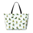 thumbnail image 2 of Fotbe Cute Avocado Yoga Bolsa de Viaje para Playa - Resistente al Agua, Bolsa Tote de Gran Capacidad y Ligera con 7 Bolsillos para Mujeres y Hombres, 2 of 7