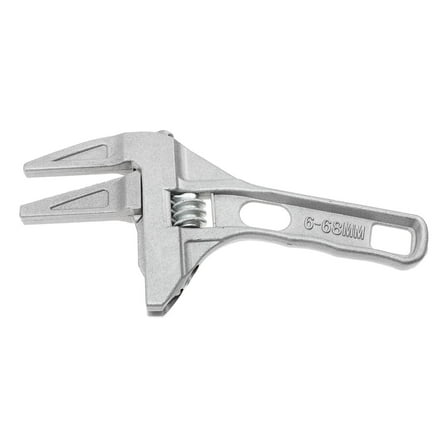 LEORX Multi-function Wrench Silver Adjustable Spanner for DIY Enthusiasts 1Set