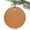 Orange, variant on Vintage Country Beige Linen Texture Christmas Ceramic Ornament 2025,3" Round Xmas Tree Hanging Accessories with Gold Ribbon,Farm Burlap Pendant Ornaments for Holiday Gift Home Party Decor
